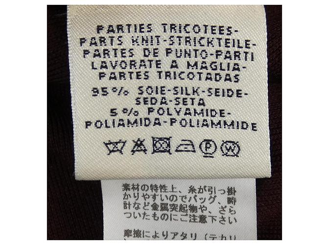Hermès Twillaine Kleid Hermes 34 Rot - Ansicht 3