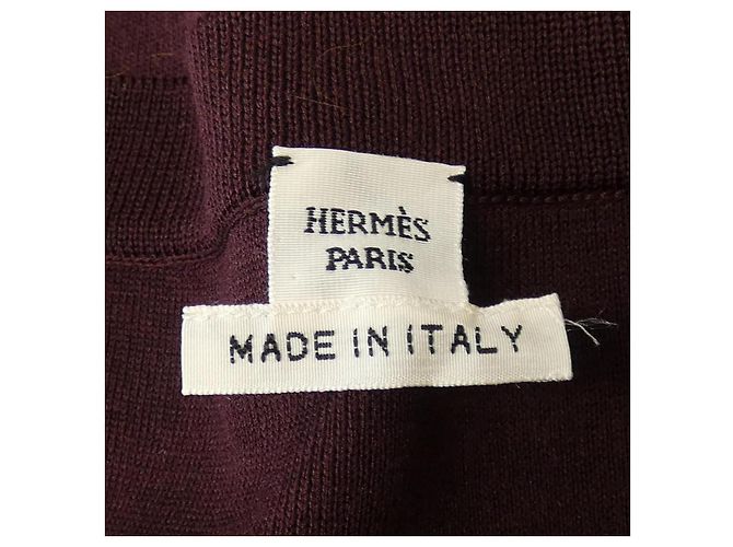 Hermès Twillaine Kleid Hermes 34 Rot - Ansicht 5