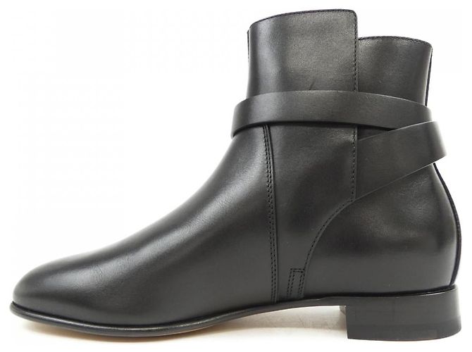 Hermès Botas de couro de bezerro Hermes Neo Kelly com fivela Preto - vista 2