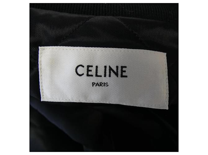 Céline Celine 2W867532T Blouson Negro Blanco - vista 4