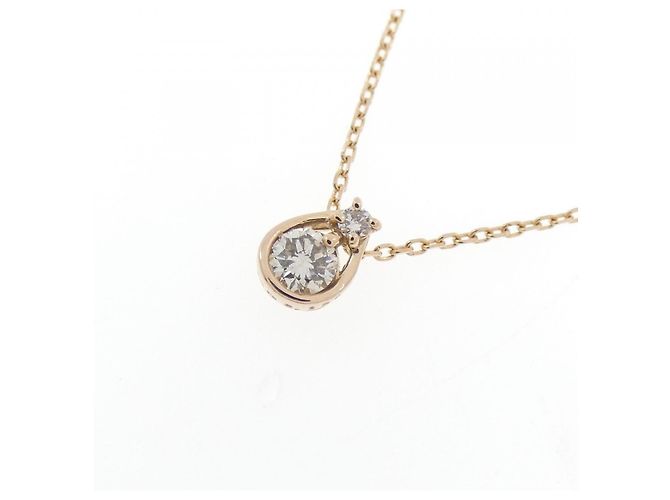 Autre Marque Collana con Diamanti Au750 Rosa - vista 3