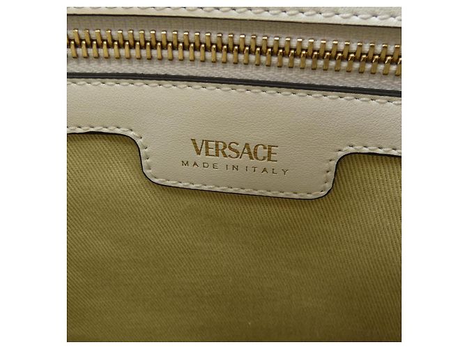 Versace BOLSO Bolso Beige Amarillo - vista 5