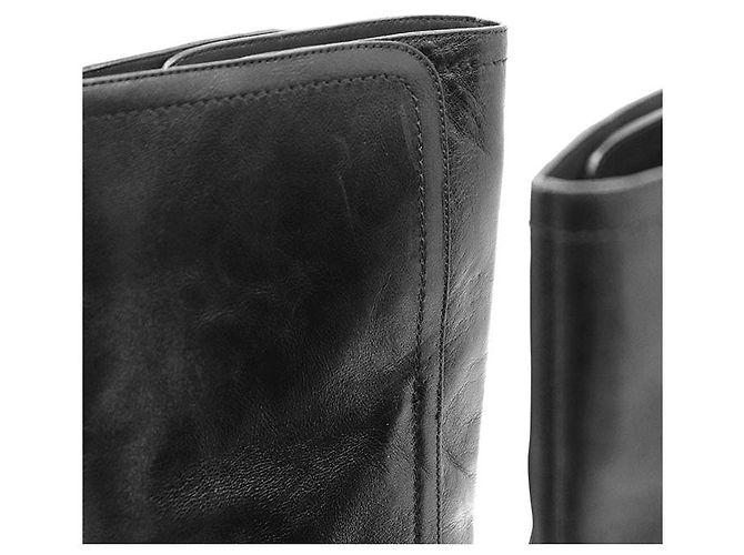 Lederstiefel Christian Dior Schwarz - Ansicht 11
