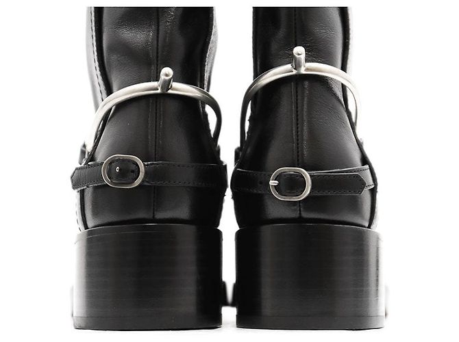 Lederstiefel Christian Dior Schwarz - Ansicht 15
