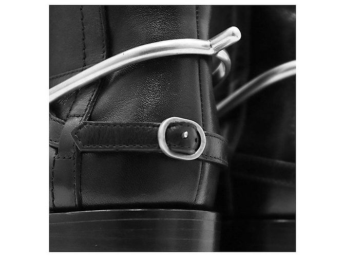 Lederstiefel Christian Dior Schwarz - Ansicht 16