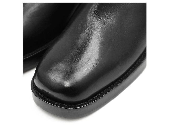 Lederstiefel Christian Dior Schwarz - Ansicht 4