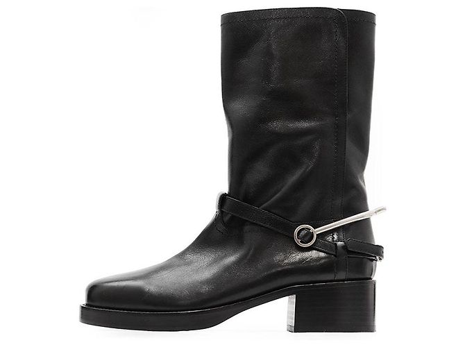 Lederstiefel Christian Dior Schwarz - Ansicht 5