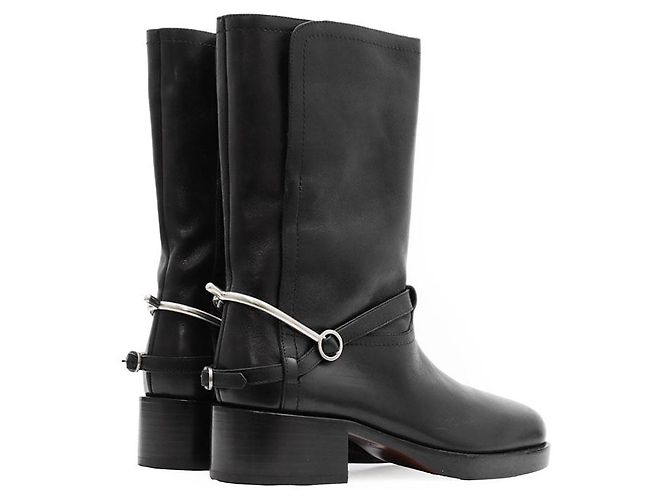 Lederstiefel Christian Dior Schwarz - Ansicht 7