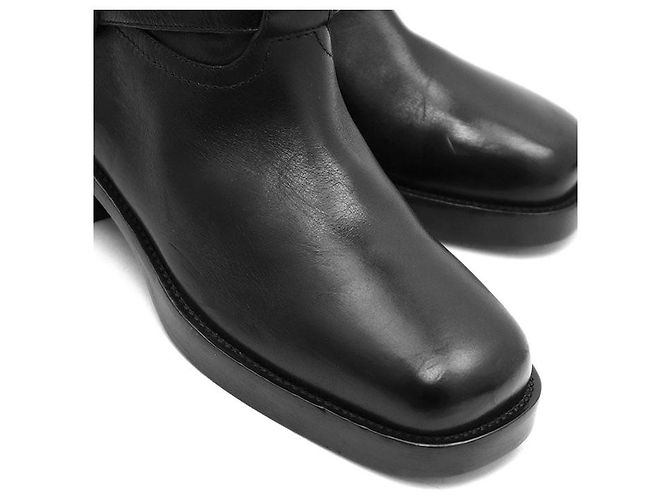 Lederstiefel Christian Dior Schwarz - Ansicht 8