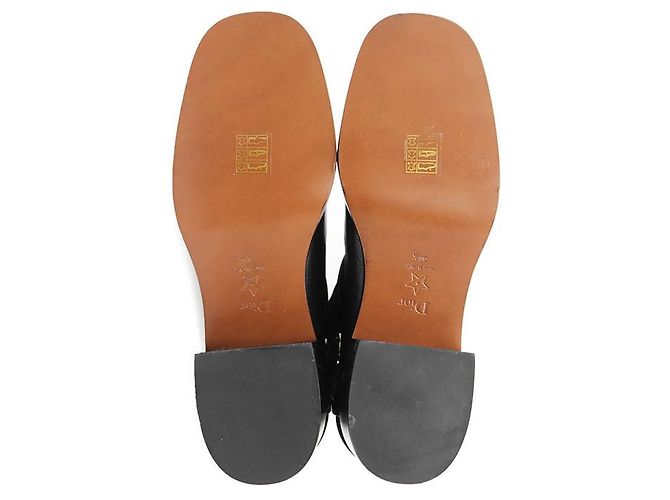 Lederstiefel Christian Dior Schwarz - Ansicht 9