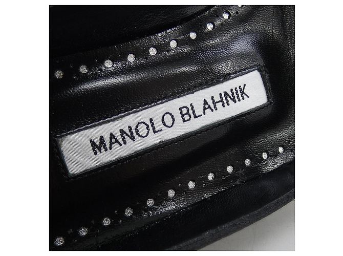 Scarpe basse Manolo Blahnik Nero - vista 6