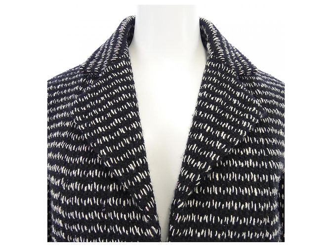 Chaqueta Chanel Negro Blanco - vista 6