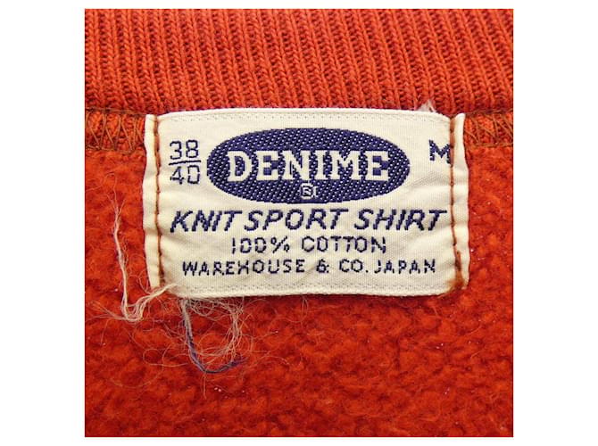 Autre Marque WARE HOUSE Baumwoll-Sweatshirt Rot - Ansicht 4