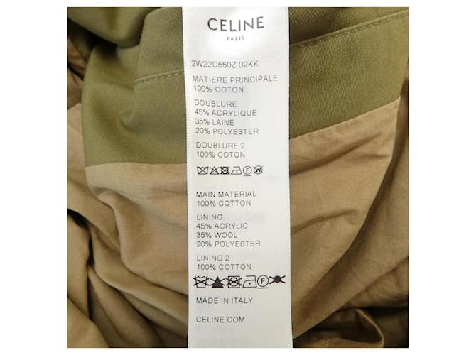 Céline Abrigo de lana CELINE Verde Caqui - vista 3