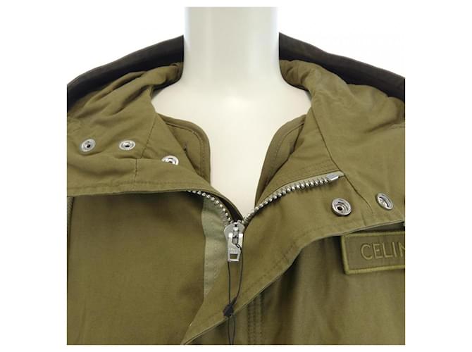 Céline Abrigo de lana CELINE Verde Caqui - vista 5