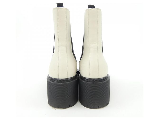 Hermès Hermes HARROW H Cadena Kalbsleder Stiefel 35 Beige - Ansicht 5