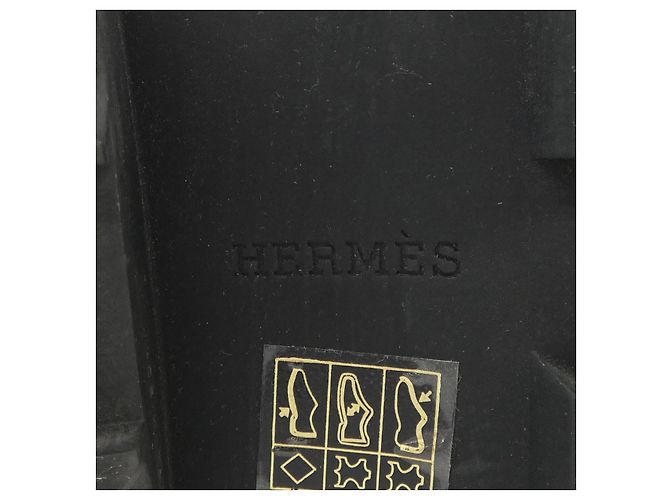 Hermès Hermes HARROW H Cadena Kalbsleder Stiefel 35 Beige - Ansicht 6