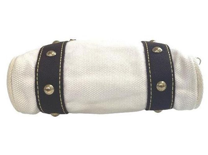Borsa Louis Vuitton Antigua Canvas Bianco Crudo - vista 3