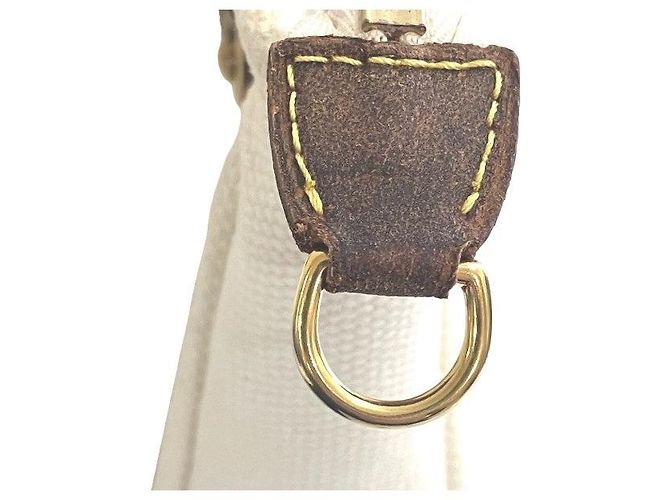 Borsa Louis Vuitton Antigua Canvas Bianco Crudo - vista 8