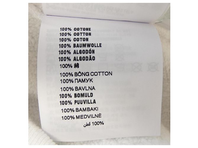 Sweat à capuche en coton Prada Blanc - vue 3