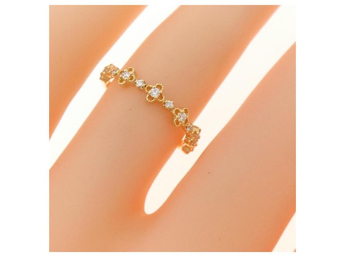 Autre Marque AHKAH Bloom Au750 Diamond Ring Golden - Ansicht 5