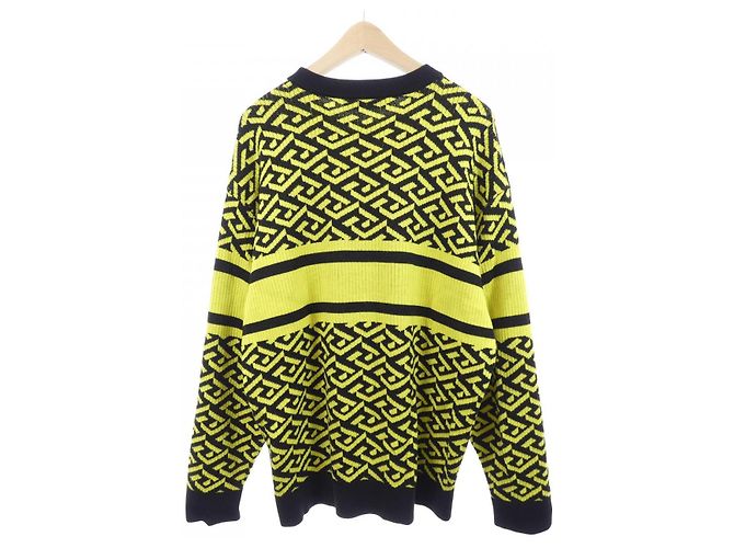 Malhas Versace Preto Amarelo - vista 2