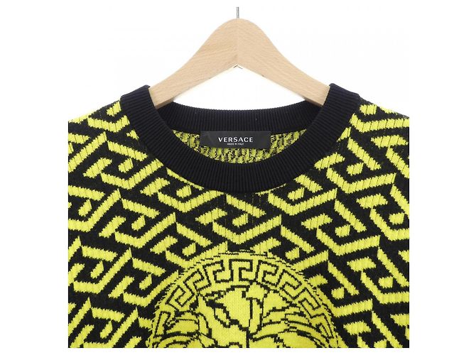 Malhas Versace Preto Amarelo - vista 5