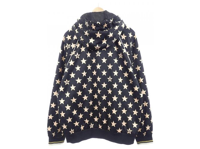 Sudadera Gucci 705297 XJEOP Negro Beige Dorado - vista 2