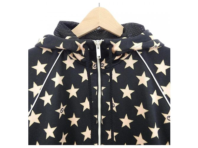 Sudadera Gucci 705297 XJEOP Negro Beige Dorado - vista 6