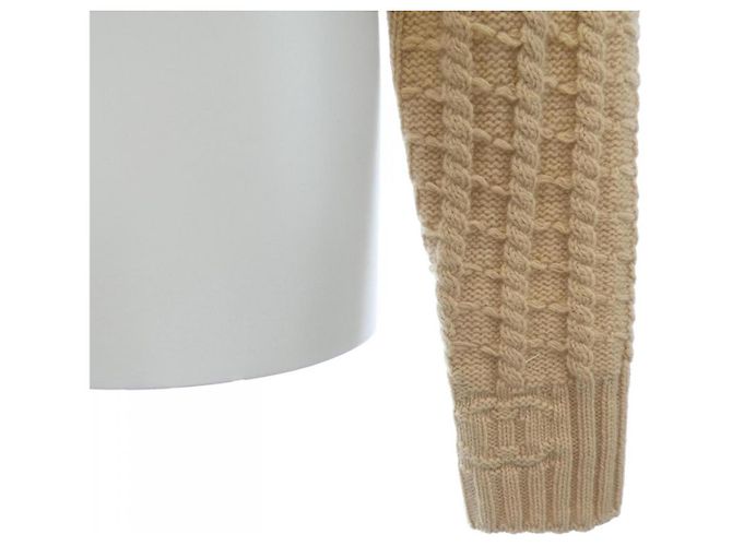 Punto de cachemira Chanel Beige - vista 6