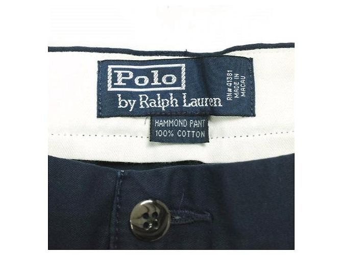 Pantalones HAMMOND de Polo Ralph Lauren de algodón Azul Azul marino - vista 3