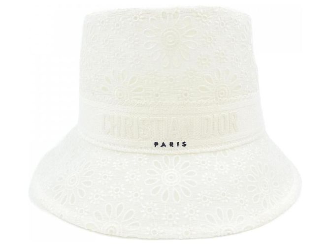 Cappello Christian Dior D-BOBBY D-LACE Bianco - vista 2
