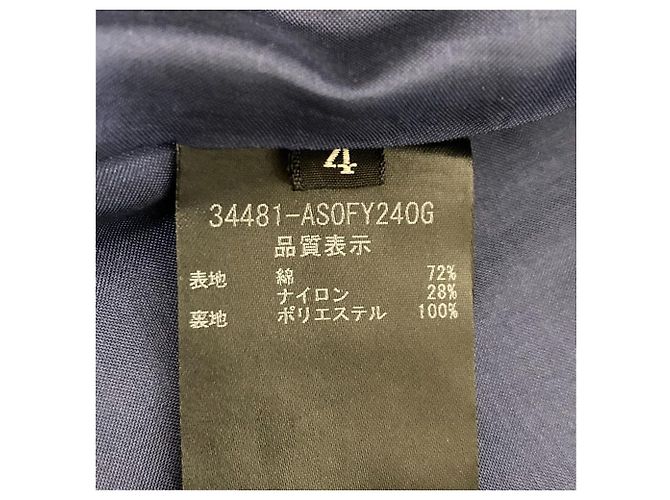 Autre Marque ADEAM Jacquard-Kleid Blau Marineblau - Ansicht 7