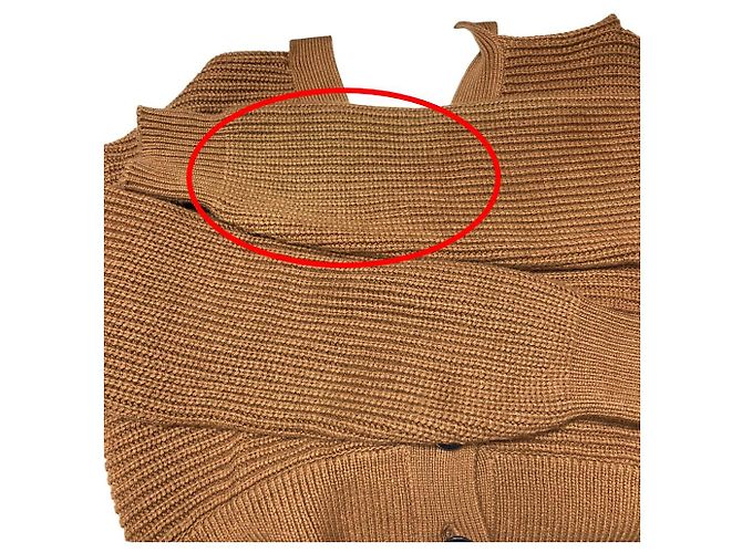 Autre Marque ADEAM Strickjacke mit Bändern Braun - Ansicht 6