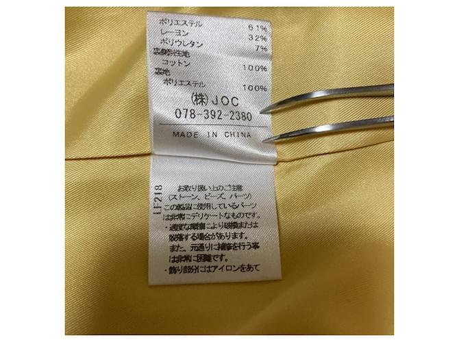 Autre Marque Abrigo Chesty sin cuello Amarillo - vista 10