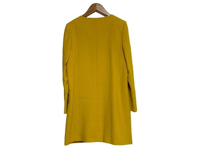 Autre Marque Abrigo Chesty sin cuello Amarillo - vista 2
