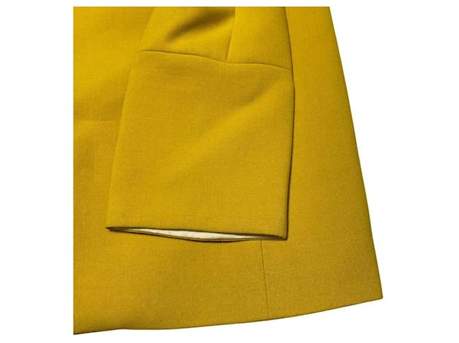 Autre Marque Abrigo Chesty sin cuello Amarillo - vista 6