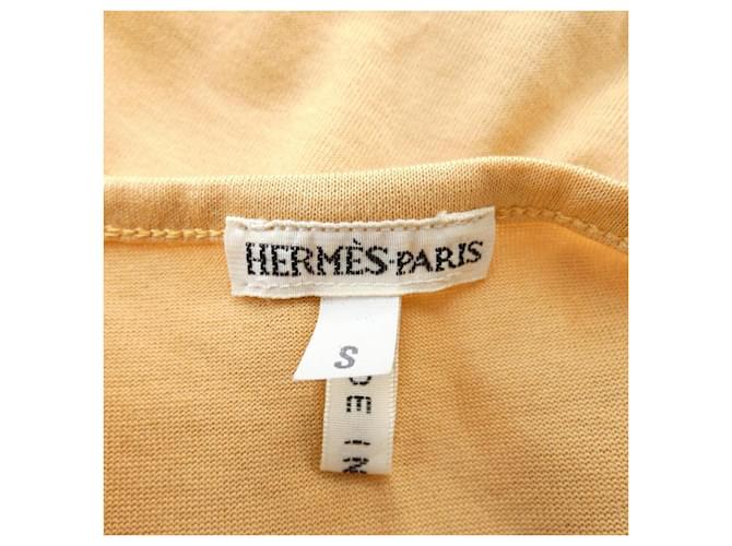 Camiseta de algodón Hermès S Naranja - vista 4