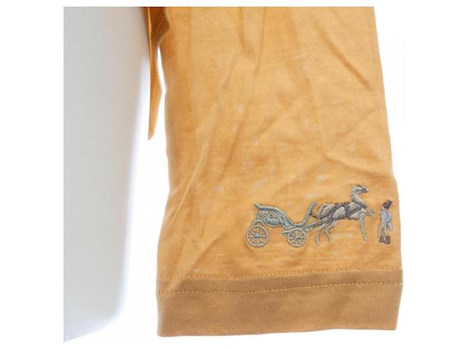 Camiseta de algodón Hermès S Naranja - vista 6