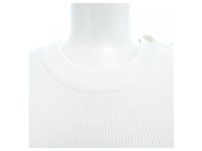 Top Chanel LOOK21 Blanco Dorado - vista 6