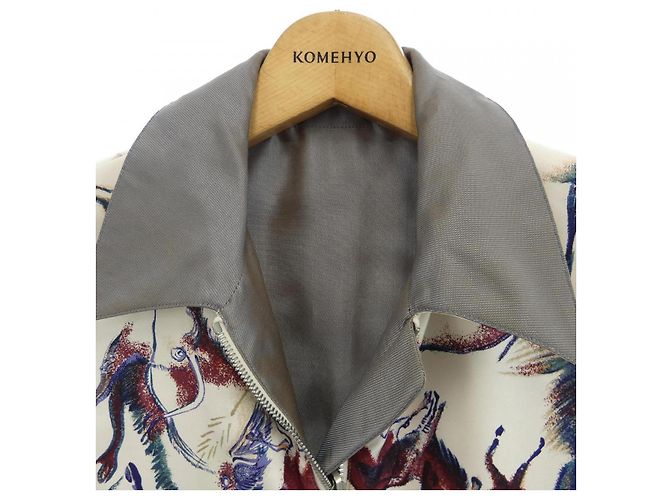 Hermès Hermes PREMIERES MAINS Chaleco de Seda y Algodón Twillene XS Castaño Beige - vista 7