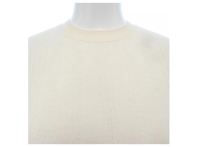 Tejido de cachemira Chanel Beige - vista 5