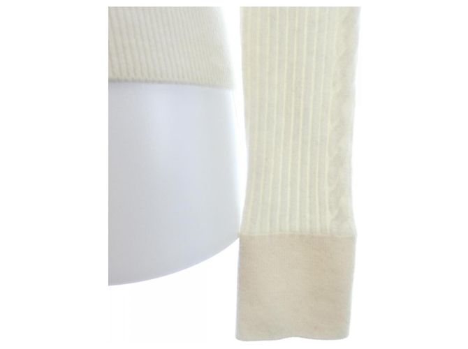 Tejido de cachemira Chanel Beige - vista 6