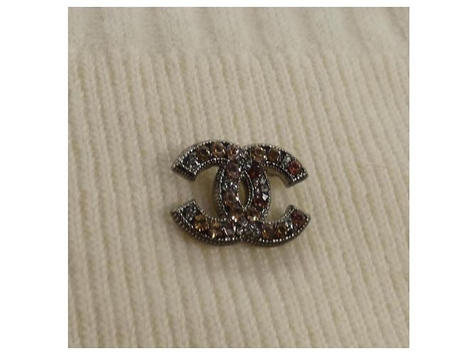 Tejido de cachemira Chanel Beige - vista 7