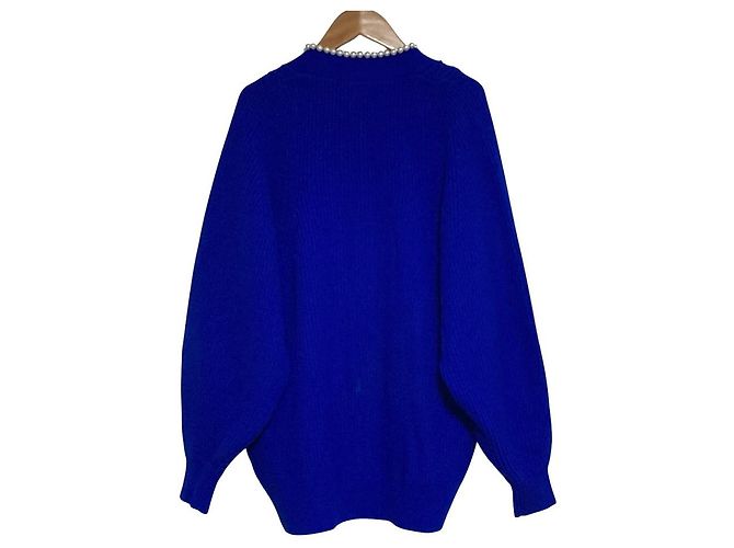 Autre Marque Diagram Pearl Strickjacke Blau - Ansicht 2