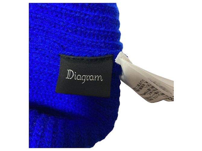 Autre Marque Diagram Pearl Strickjacke Blau - Ansicht 8