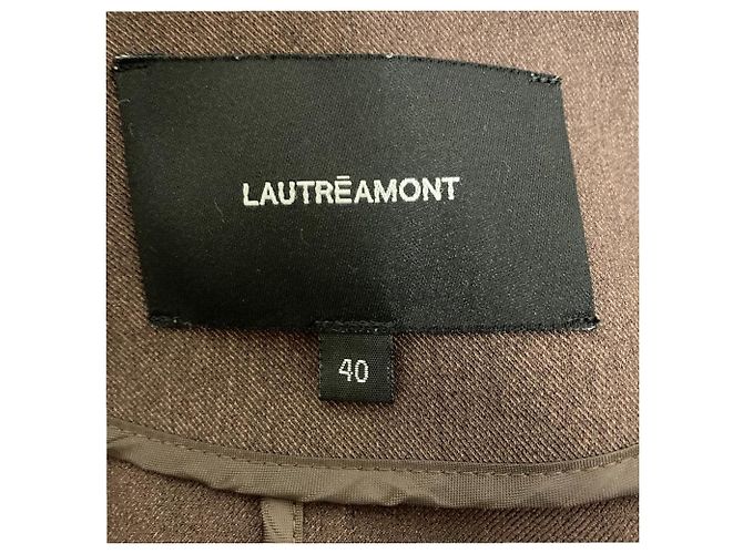 Autre Marque Chaqueta sin cuello Lautreamont Castaño - vista 5