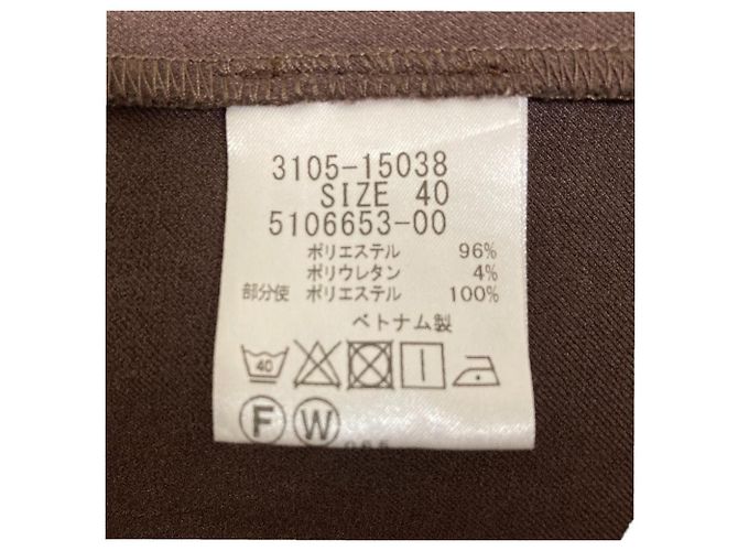 Autre Marque Chaqueta sin cuello Lautreamont Castaño - vista 6