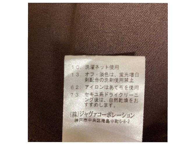 Autre Marque Chaqueta sin cuello Lautreamont Castaño - vista 7