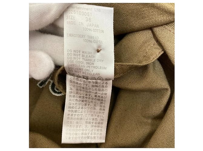 Autre Marque Abrigo de primavera beautiful people Back Logo Spring Overcoat Coat Castaño - vista 10